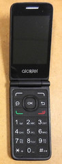 Alcatel MyFlip A405DL – Gray and Black ( Tracfone ) 4G VoLTE Cellular Flip Phone