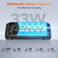 DOOGEE V Max Pro 5G Rugged Smartphone 22000mAh 32GB+512GB Android 14 108MP+20MP