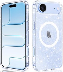 iPhone Air Case Glitter Magnetic, Sparkly Anti-Scratch Back Shockproof Slim Cove