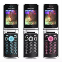 Original Phone Sony Ericsson T707 3G HSDPA 2100 Flip Cellphone
