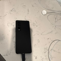 Samsung Galaxy Z Fold4 512GB Black Unlocked 7.6in 12MP Android For Parts