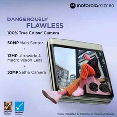 MOTOROLA Razr 60 (PANTONE Gibraltar Sea, 256 GB) (8 GB RAM)-GLOBAL VERSION