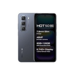 Infinix HOT 50 5G (Seek Black, 4GB RAM, 128GB Storage)