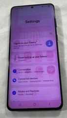 SAMSUNG GALAXY S21+ PLUS 5G SM-G996U 128GB PHANTOM BLACK (HEAVY SCREEN BURN)