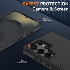 For Samsung Galaxy S25 Ultra 5G Case with Heavy Duty Shockproof Protective Cover