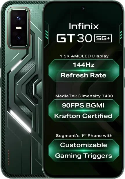 Infinix GT 30 5G+ Global 256GB 8GB RAM Dual SIM Unlocked Android Smartphone