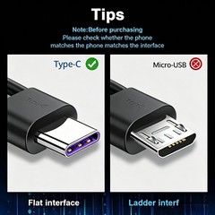 6FT USB A to USB C Charging Cable for iPhone 15/16/17 Pro Max & iPad Models