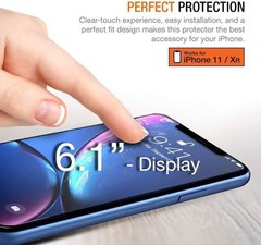 [3 Pack + 1 Bonus] HD 9H Tempered Glass Screen Protector for iPhone 11 6.1 Inch