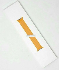 Apple Leather Link Band for Watch Series 6 and SE – California Poppy, S/M (40mm)