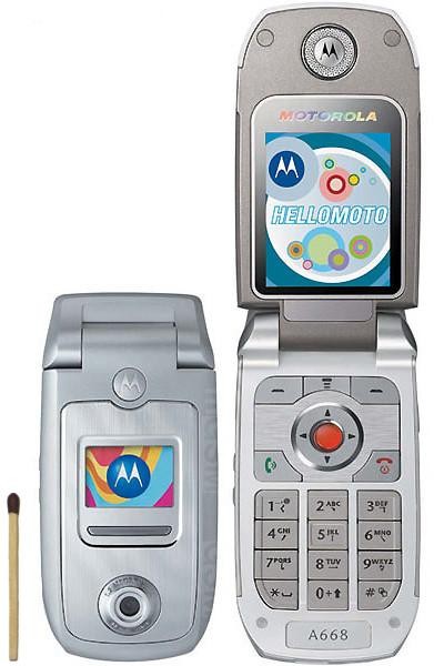 Motorola A668 8MB Unlocked Mobile Phone 2G GSM Good Quality