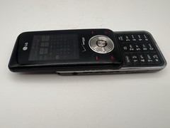 LG Chocolate Verizon Slider Cell Phone Black 128MB 1.3MP Micro USB Used