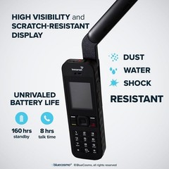 Inmarsat IsatPhone 2 Global Satellite Phone Unlocked w/NewBatterySimCardCase