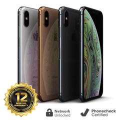 Apple iPhone XS | XS Max – 64GB | 256GB (Unlocked) Gray | Silver | Gold