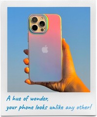 Iridescent Shockproof Case for iPhone 15 Pro – Color Changing Effect Cover by LO