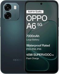 Oppo A6 5G ( Sapphire Blue, 6GB-256GB ) MediaTek Dimensity 6300 Global Version
