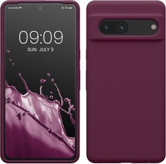 Google Pixel 7 Case – TPU Silicone Phone Cover with Soft Finish in Bordeaux Viol