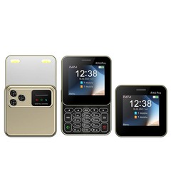 SERVO R18 Pro Mini Phone 2.4&Prime; Rotating Screen Dual SIM 2G GSM Flashlight Radio
