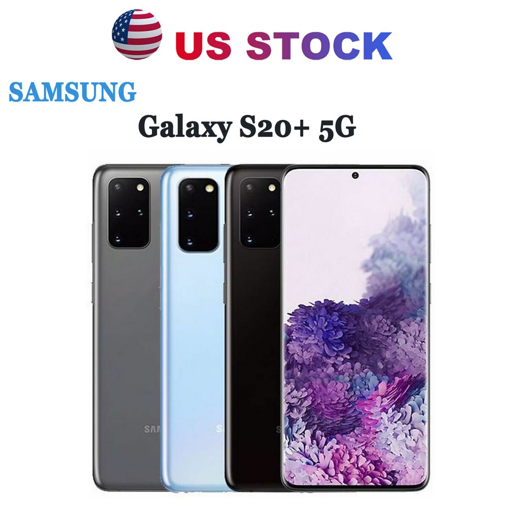NEW Samsung S20+ Plus 5G SM-G986U 128GB AT&T Verizon Fully Unlocked Smartphone