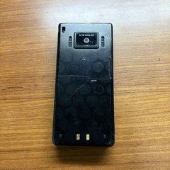 Panasonic P906i Black docomo Flip Cell Phone Mobile Retro Mobile Suit Gundam