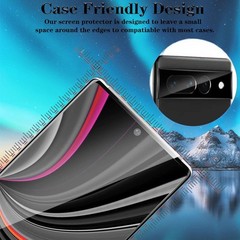 [3+3 Pack] Tempered Glass Screen & Camera Lens Protector for Google Pixel 7 Pro