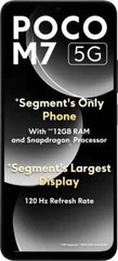 POCO M7 5G (Black, 128 GB 8 GB ) 4 Gen 2 5G Processor 6.88 inch Global Version.