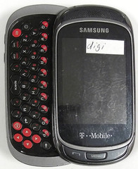 Samsung Gravity T / Gravity Touch SGH-T669 – Gray ( T-Mobile ) Rare Slider Phone
