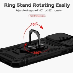 iPhone SE Case 2022/3rd/2020/2nd gen/8/7 with Camera Lens Cover HD Screen Protec