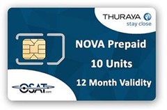 OSAT Thuraya Satellite Phone NOVA SIM with 10 Units (11 Minutes)