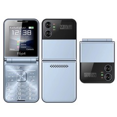 F4 SERVO Unlocked 4 SIM Card Slots Mini Foldable Mobile Cell Phones NEW Dialer