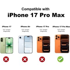 Clear TPU Case for iPhone 17 Pro Max – Ultra Slim, Shockproof, Scratch-Resistant