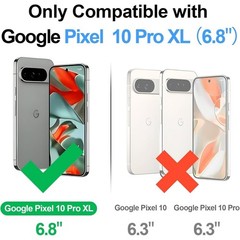 Olive Green Military Grade Shockproof Case for Google Pixel 10 Pro XL with Kicks