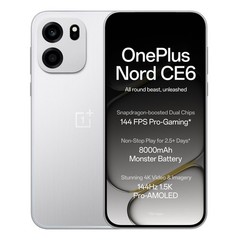 OnePlus Nord CE6 ( 8GB+256GB) Lunar Pearl Snapdragon 7s Gen 4 Global Version.