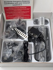 Inmarsat IsatPhone 2 Satellite Phone Open Box Complete GPS Kit w SIM Included