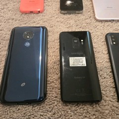 Lot Of 8 iphone And Samsung Used For Parts Or Repair