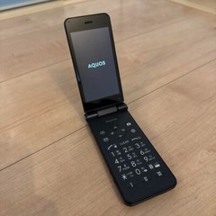 SHARP SH-N01 AQUOS KEITAI ANDROID FLIP PHONE UNLOCKED BLACK SH-01J 601SH Used
