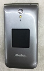 Greatcall Lively Jitterbug Flip Cell Phone For Senior Gray 4053s, Untested c5