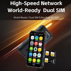 Global MINI 4G LTE Network Android 12 Rugged Cell Phone Outdoors Mobile UNIWA