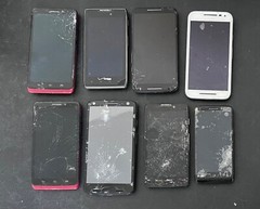 As-is Lot of Motorola Smartphones Verizon XT912 + XT1548 Droid 2 Turbo