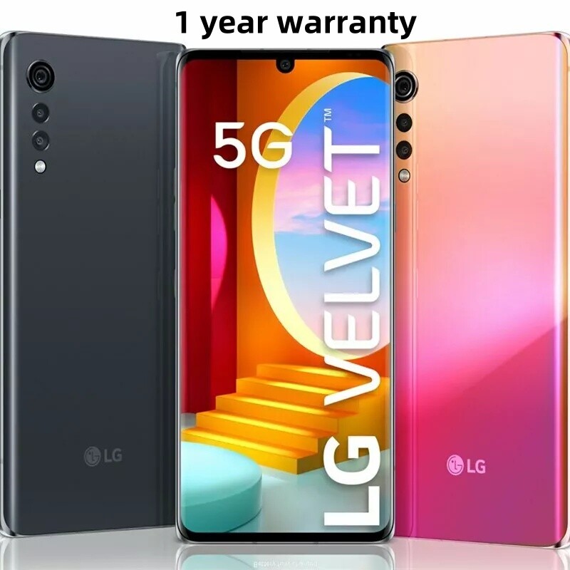 LG Velvet 5G G9 LM-G900UM LM-G900TM 128GB+6GB Unlocked Smartphone -New Sealed