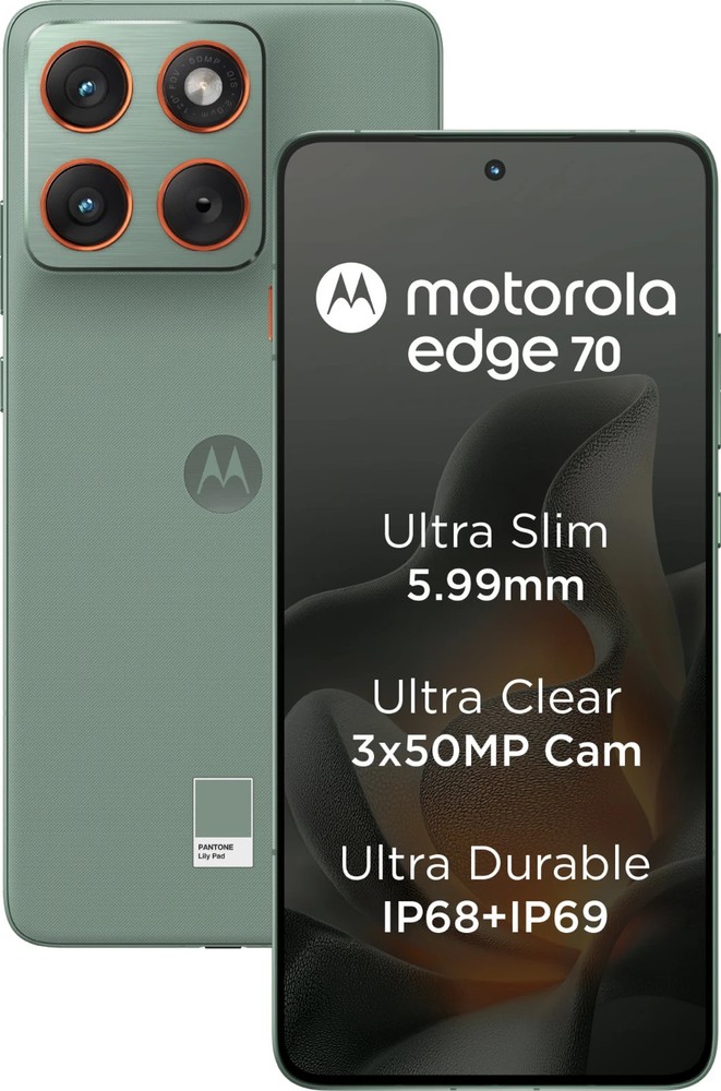 MOTOROLA Edge 70 (Lily Pad , 256GB 8GB RAM) Snapdragon® 7 Gen 4 Global Version
