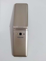 Samsung Galaxy Folder 2 SM-G1650 16GB Dual SIM Flip Unlocked Smart Phone GOLD