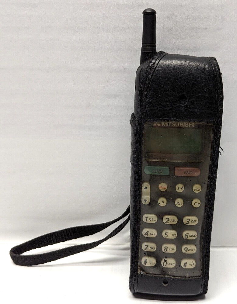 Mitsubishi MT-1296/1296FOR6A Black Bellsouth Mobility Rare Phone Untested