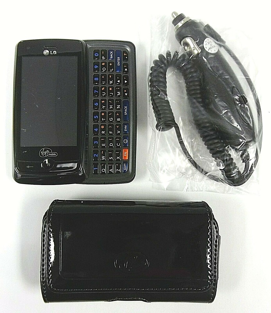 LG Rumor Touch LN510 – Black ( Virgin Mobile ) Cellular Phone – Bundled