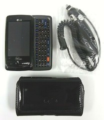 LG Rumor Touch LN510 – Black ( Virgin Mobile ) Cellular Phone – Bundled