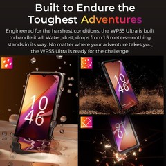 5G OUKITEL WP55 Ultra Rugged Smartphone Android 15 Thermal Imaging Waterproof