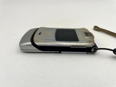 Motorola Flip Cell Phone Silver & Black 2.2&Prime; Color Screen Micro USB with Battery