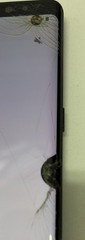 Samsung Galaxy Note8 SM-N950U 64GB AT&T Black Tested Works Cracked Screen S Pen