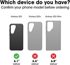 Screen Protector for Galaxy S23 Flawless Touch Response Fingerprint Resistant 79