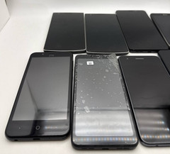 Lot of 9 Android Smartphones TCL A3X OnePlus LG Nokia Lumia 1320 No Power READ