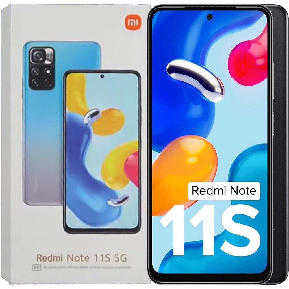 Xiaomi Redmi Note 11S 5G Midnight Black 64GB + 4GB Dual-Sim Unlocked GSM NEW